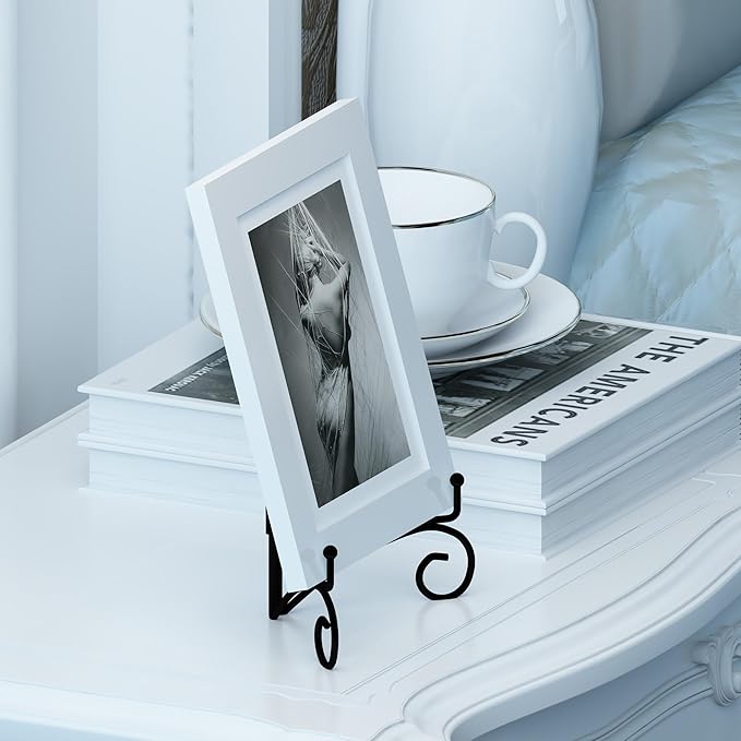 Plate Stand for Display with Hinged Folding Design, 6 Inch Picture Stands for - Image 7