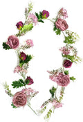 Peony Flower Garland, Rose Flower Swag by OrgMemory