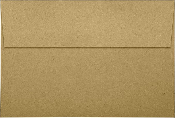 LUXPaper A10 Invitation Envelopes | Peel & Press | 6" x 9 1/2" | Grocery Bag - Image 2