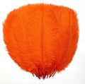 YAKRUNA 30PCS Orange Ostrich Feathers Bulk 12-14 Inches by YAKRUNA