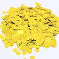 Gold Metallic Foil Confetti Round Dots Glitter Table Confetti by SIPRKAICT