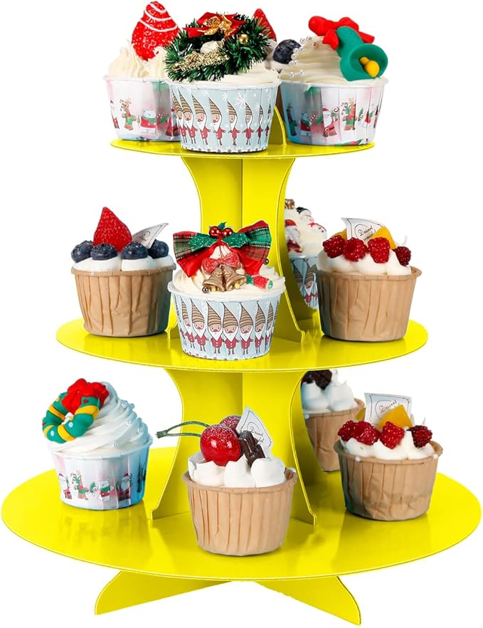 3-Tier Cupcake Stand, Cake Stand holder, Tiered DIY Cupcake Stand Tower - Image 3