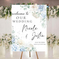 Personalized Welcome To Our Wedding Sign, Wedding Decorations, Flowers Wedding by Custom