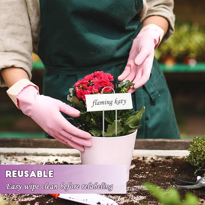 FORUP Metal Plant Labels, 30 Pack Garden Label Markers, Weatherproof Garden - Image 5
