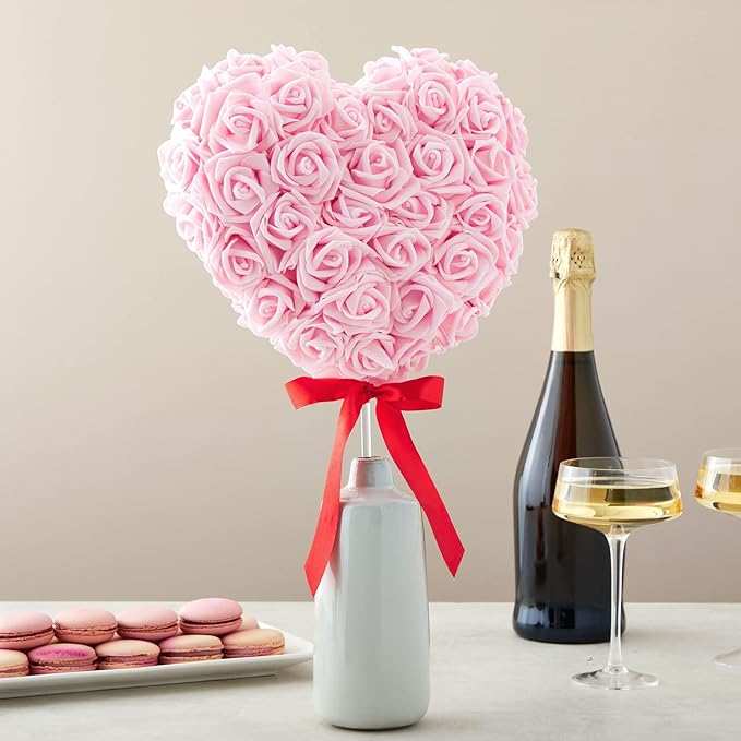Juvale Wedding Decor Artificial Flowers Carnation Heads - Image 2