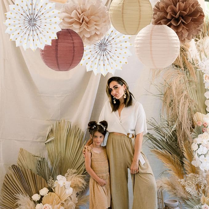 Boho Baby-Shower Party-Decorations Streamers-Lanterns - Image 5