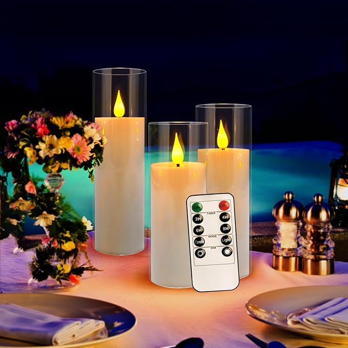 Flickering Flameless LED Candles, Outdoor Decor, Christmas Party. - Image 9