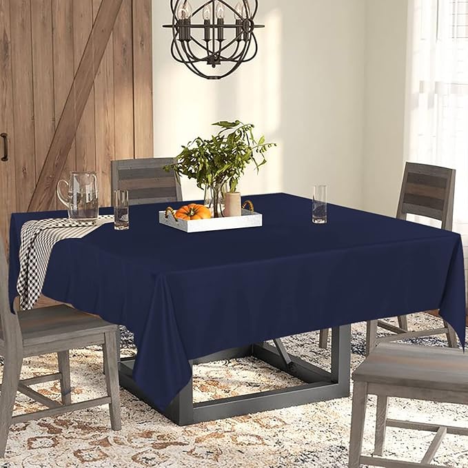 Fitable Square Tablecloth 60x60 inch Tablecloth Stain and Wrinkle Resistant - Image 2
