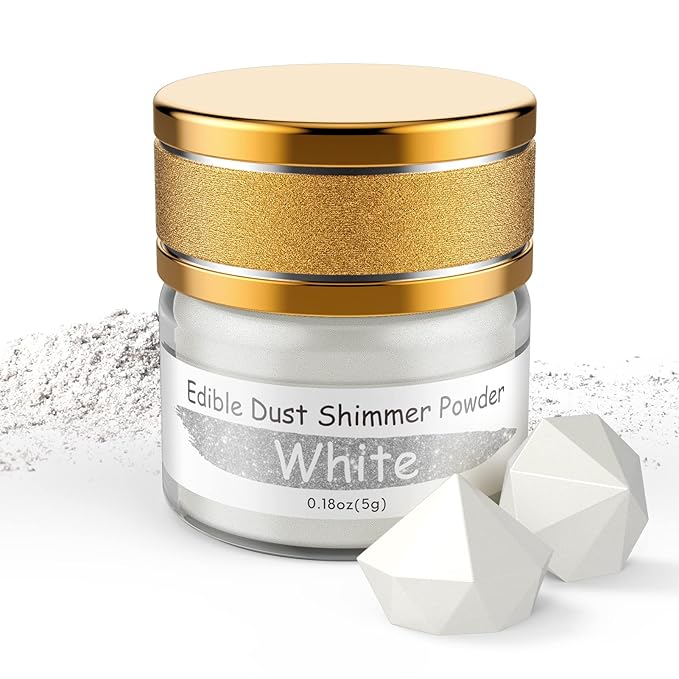 Jelife White Edible Luster Dust by OrderNowfromJelife