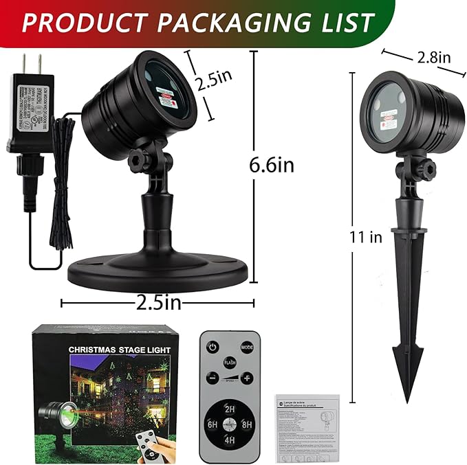 Laser Christmas Projector Lights Outdoor: Waterproof Outdoor Christmas - Image 8