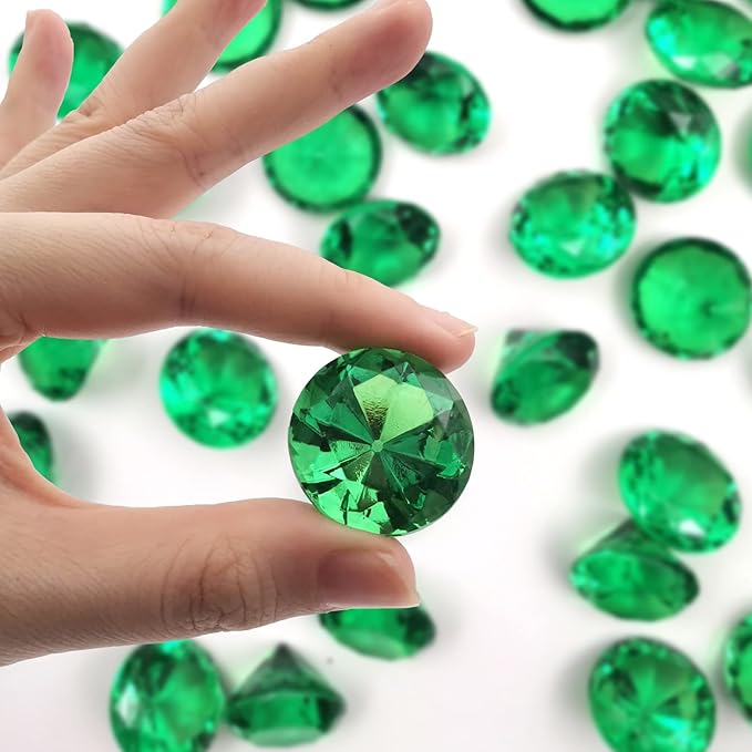 100 pcs Acrylic Diamond Gems, Arts & Crafts, Birthday Decorations - Image 3