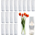 18pcs Glass Vase Cylinder Vases by OGEH