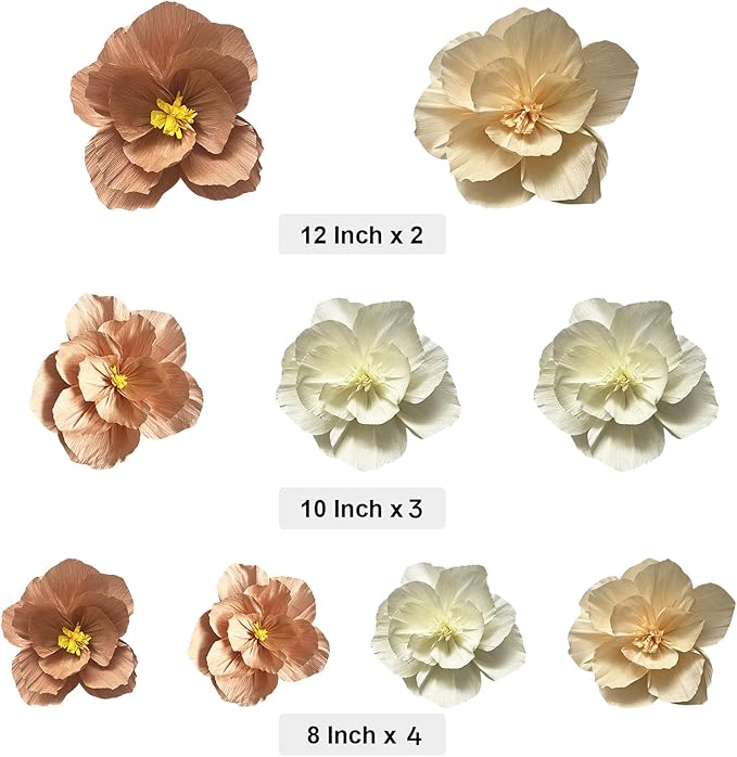 BRT Bearingshui Crepe Paper Flowers Decoration - Image 2