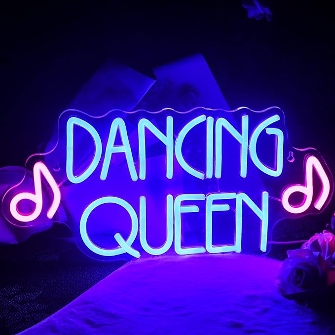 Dancing Queen Neon Sign Dance Led Sign Purple Neon Lights Dance Club Lights Up - Image 5