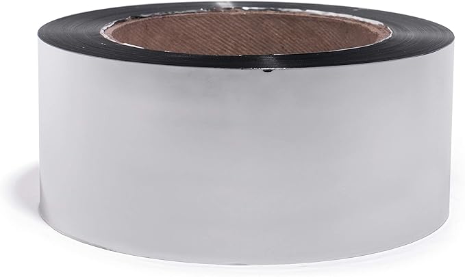 TCDesignerProducts Silver Metallic Streamer, 2 Inches x 500 Foot by Unknown
