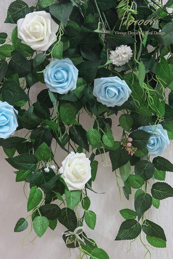 Floroom Artificial Flowers 25pcs Real Looking Ivory Foam Fake Roses - Image 7