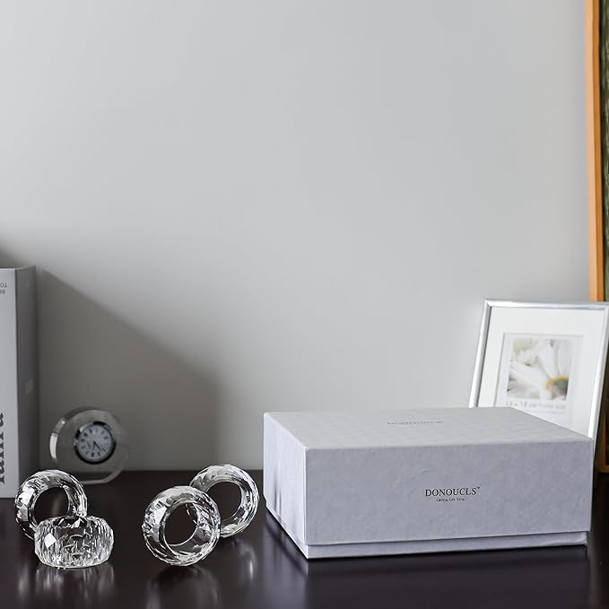 Crystal Napkin Rings Holders - Image 6