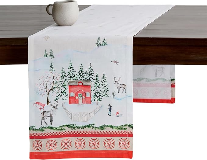 Maison d' Hermine Table Runner 100% Cotton Single Layer Table Runners 108 by MaisondHermine