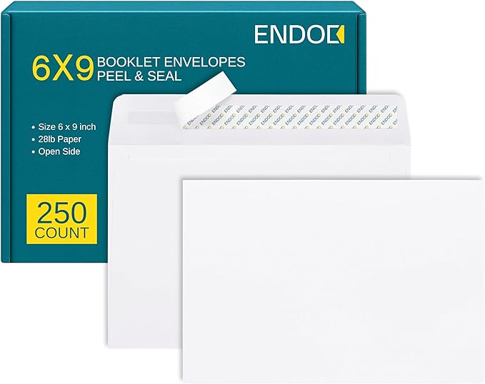 6x9 Booklet Envelopes by EnDoc