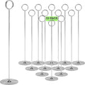Gray Bunny Metal Table Number Holders, 12 Pack, 12 in Tall, Card Holders by GrayBunny