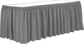 Ultimate Textile Pleat Polyester Fabric Table Skirt by UltimateTextile