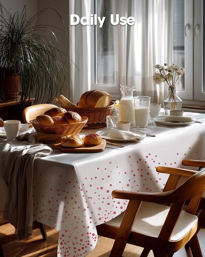 Pureegg Plastic Table Cloth Disposable 10 Pack, 54 x 108 Inch Table Cloths - Image 9