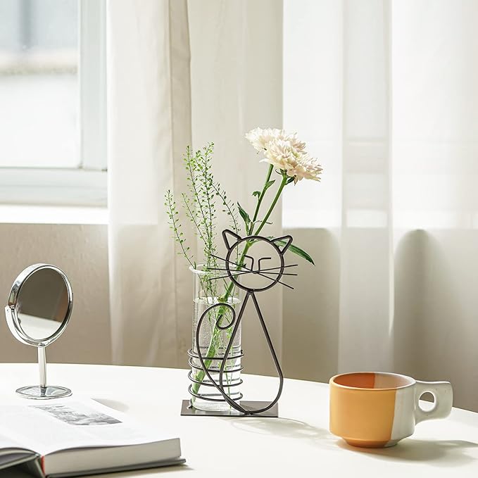 Marbrasse Desktop Glass Planter Hydroponics Vase, Planter Bulb Vase - Image 6