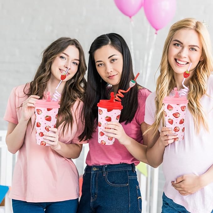 Yungyan 24 Sets Strawberry Party Favors Goodie Cups - Image 6
