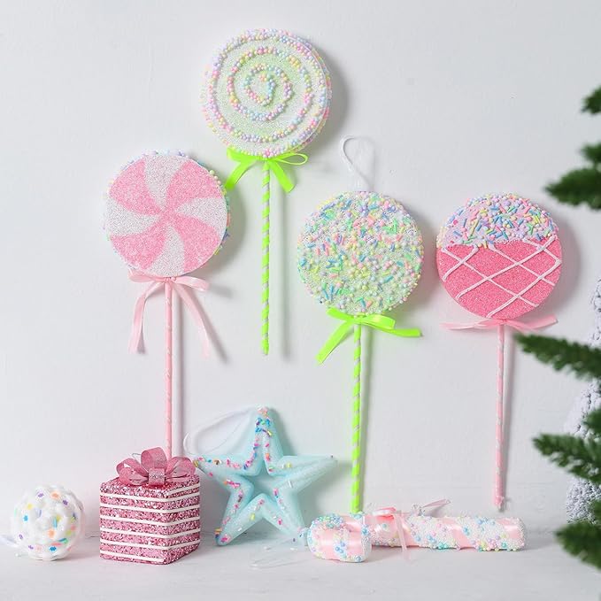 LANGXUN 6pcs Lollipop Candy Land 2025 Xmas Birthday Party Wedding Suppiles - Image 3
