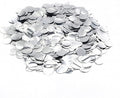 Silver Foil Confetti, Round Dots Glitter Table Confetti, Sparkling by Tim%26Lin