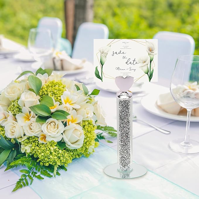 TACIDON 10Pcs Heart Table Number Holders - Image 2
