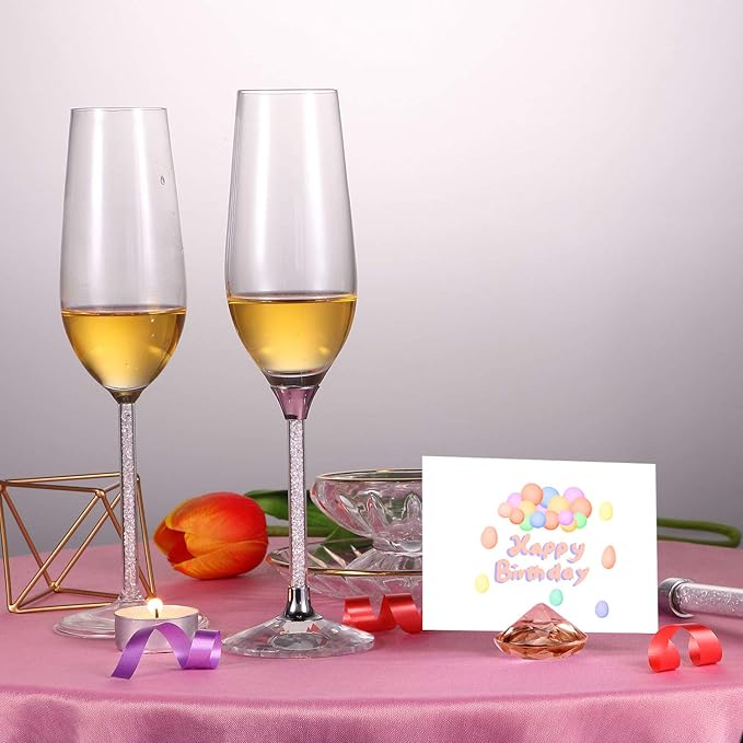 Boao 24 Pack Diamond Place Card Holders Acrylic Table Number Holder Card Stands - Image 5