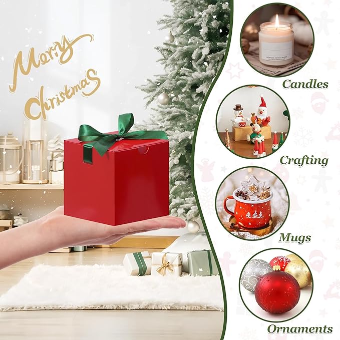 DOYIDE 20 Pack Small Gift Boxes, Christmas Gift Box Crafting, Wedding Party - Image 5