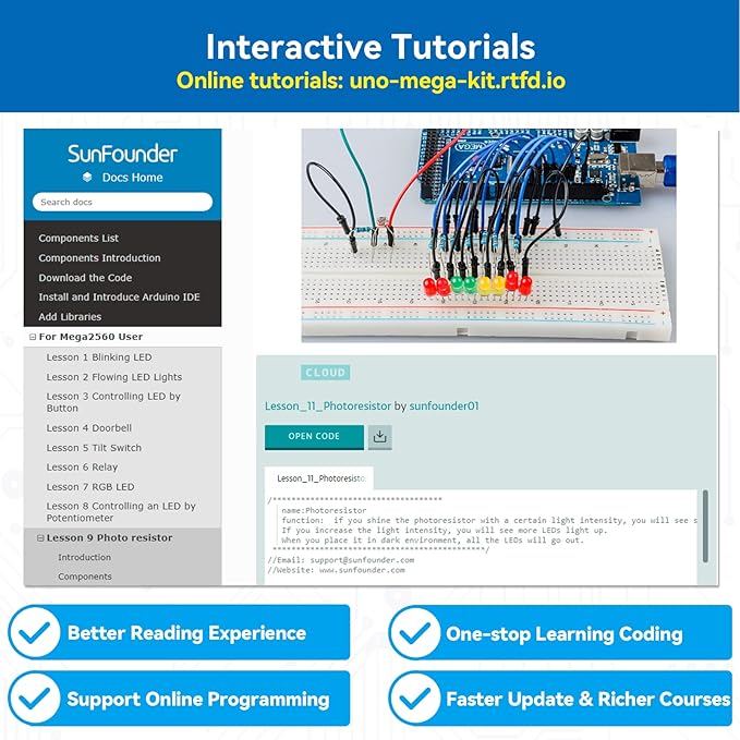 SunFounder The Most Complete Starter Project Kit Compatible - Image 3