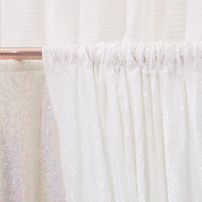 Poise3EHome Sequin Backdrop Curtain, Sequin Curtains - Image 4