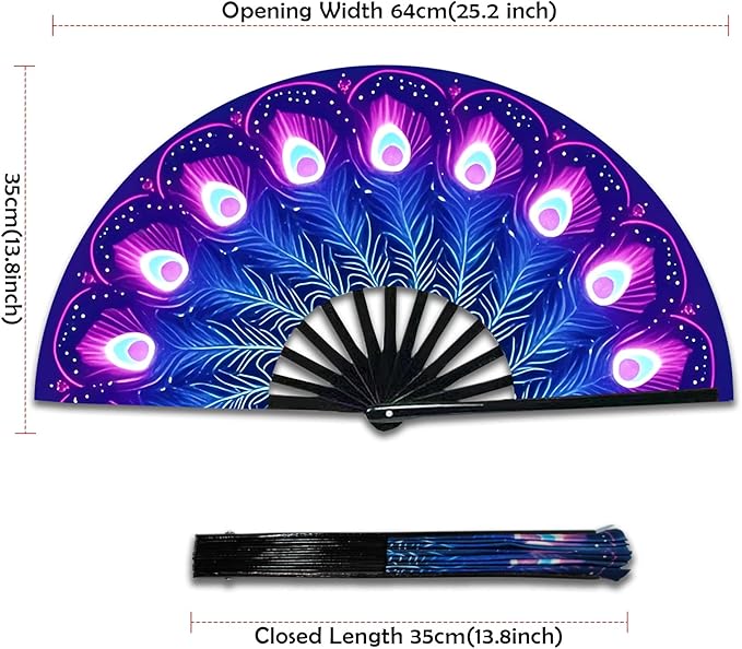 Boots on The Ground Fan, Large Folding Hand Fan - Image 2