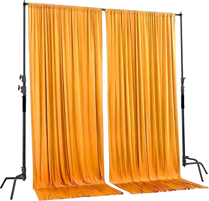 AK TRADING CO. 10 feet x 8 feet IFR Polyester Backdrop Drapes Curtains Panels - Image 2