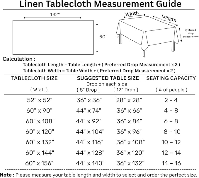 Solino Home Linen Red Tablecloth 60 x 132 Inch - Image 2