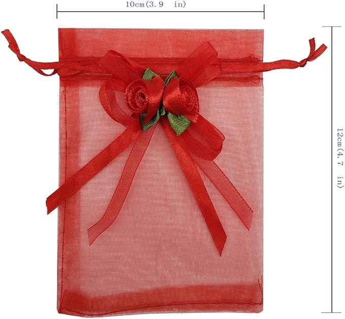 Ankirol 50pcs Sheer Organza Favor Bags - Image 5