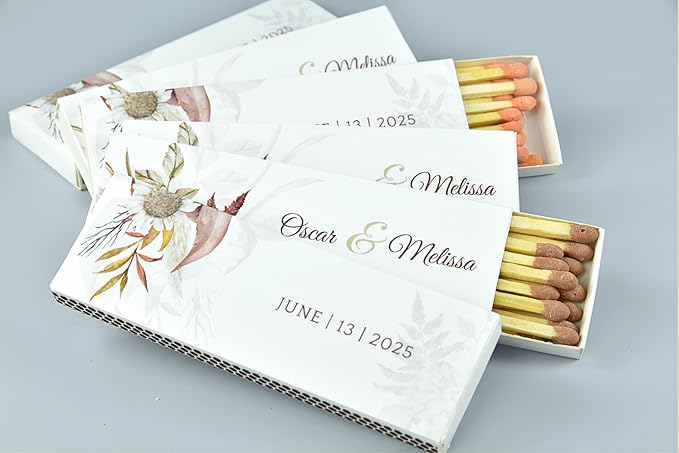 10 Boxes - Customized Matchboxes Colorful Tips - Image 4