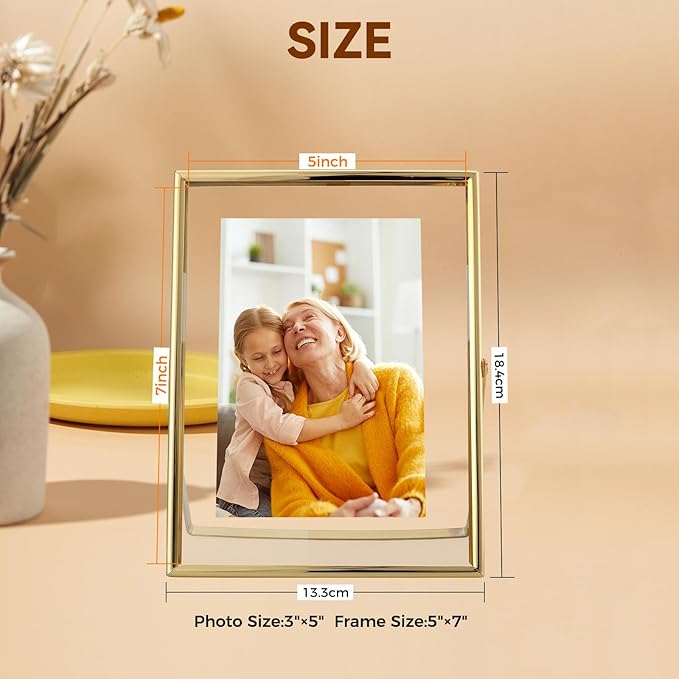 Gold Floating Frame, For Picture 4x6, 2x3 - Image 2