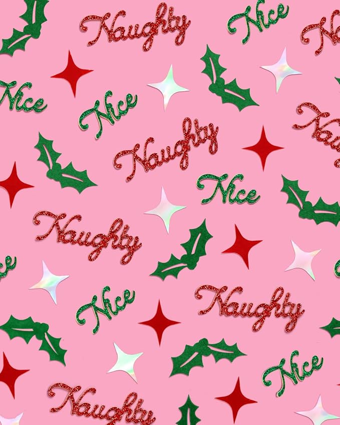 xo, Fetti Naughty + Nice Confetti | Red + Green Glitter - Image 3