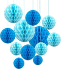 ZOOYOO 12Pcs 6" 10" Honeycomb Balls Decorations Hanging Tissue Paper Pom poms by ZOOYOO