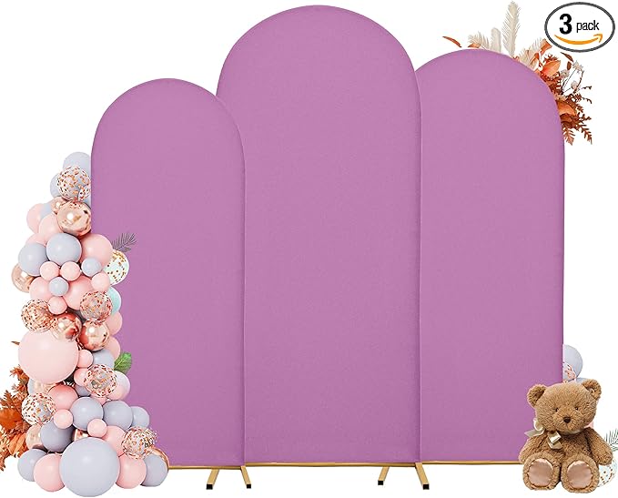 Wedding Arch Covers Arch Backdrop Cover Arch Stand Covers 7.2FT 6.6FT 6FT Set by Unknown