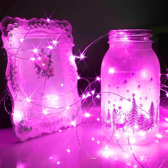 24 Pack LED Fairy Lights Battery Operated 7Ft 20Led Mini String Lights - Image 2