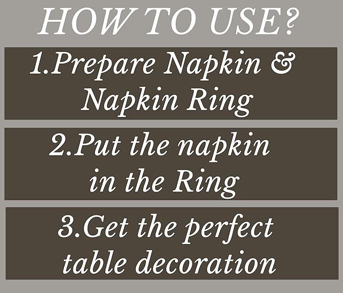 6-Piece Metal Napkin Rings - Image 9