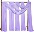 8 Panels Wedding Arch Draping Fabric 28" x 20Ft Wedding Arch Drapes Chiffon by SATULGAU