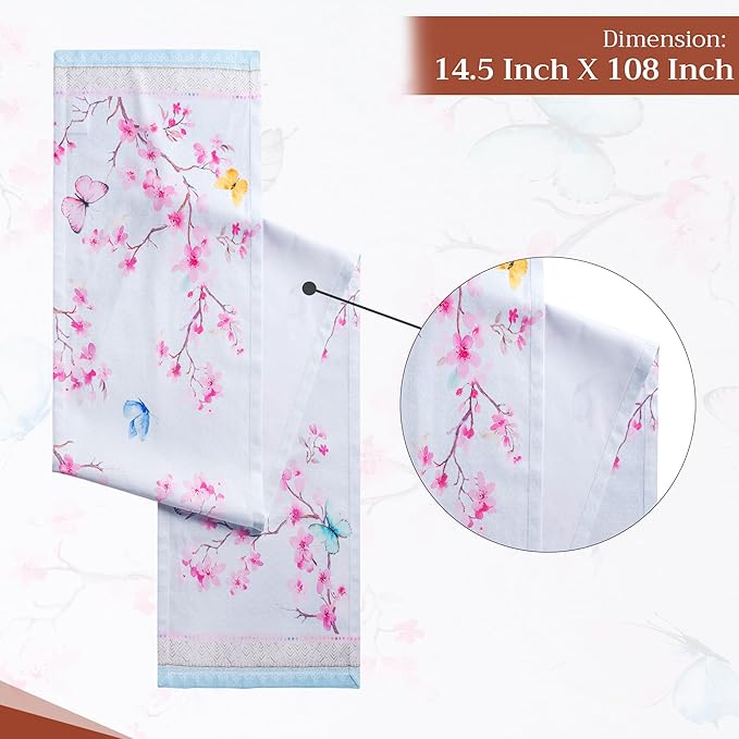 Maison d' Hermine Table Runner 100% Cotton Single Layer Table Runners 108 - Image 4