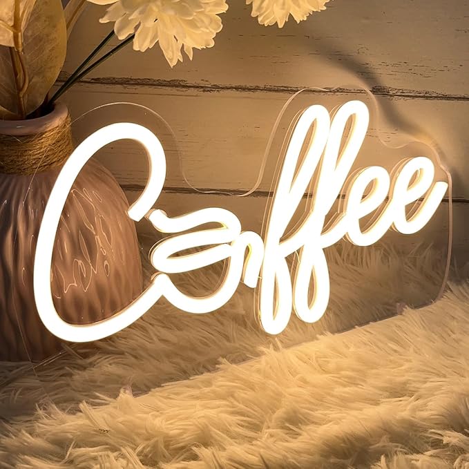 Coffee Table Number Neon Sign Desk Lamp Night Light Wedding Letter LED Neon - Image 5