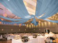 6 Panels Dusty Blue Ceiling Drapes by HNPSTBNO